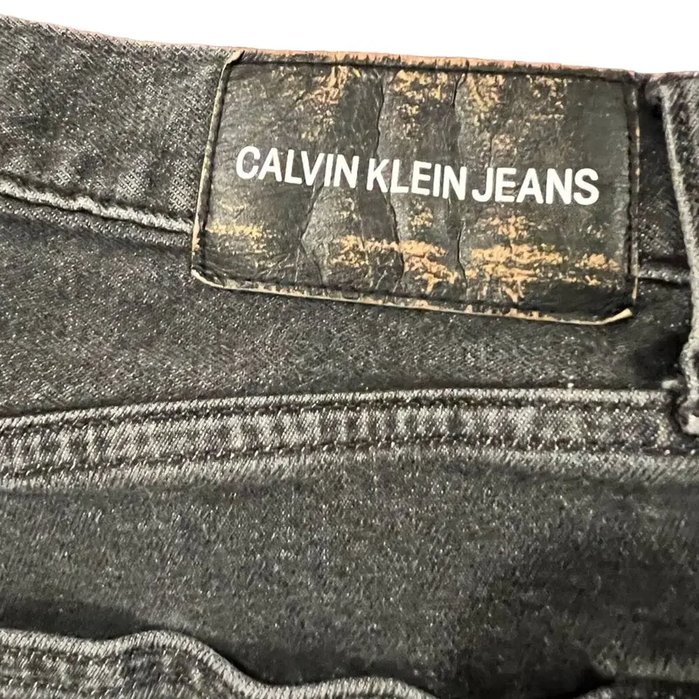 Calvin Klein Men’s Straight Fit Boston Jeans‎ in Black Size 36x30 see note